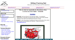 Desktop Screenshot of militarytraining.net